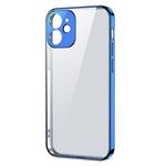 joyroom new beauty series ultra tanek prozoren ovitek s kovinskim okvirjem za iphone 12 pro max dark blue (jr-bp744)