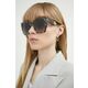 Sončna očala Dolce  Gabbana ženski, črna barva - črna. Sončna očala iz kolekcije Dolce  Gabbana. Model s toniranimi stekli in okvirji iz plastike. Ima filter UV 400.