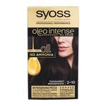 Syoss Oleo Intense Permanent Oil Color trajna oljna barva za lase brez amoniaka 50 ml Odtenek 2-10 black brown za ženske POKR