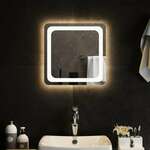 Greatstore LED kopalniško ogledalo 40x40 cm