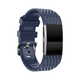 BStrap Fitbit Charge 2 Silicone Diamond (Large) pašček, Dark Blue