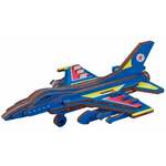 Lesena 3D sestavljanka Woodcraft Fighter plane F16