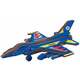 Lesena 3D sestavljanka Woodcraft Fighter plane F16