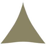 shumee Vrtno jadro Oxford Cloth Triangular 3x4x4 m Bež