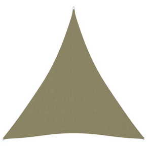 Shumee Vrtno jadro Oxford Cloth Triangular 3x4x4 m Bež