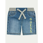 Guess Jeans kratke hlače N4GD15 D4GV0 Modra Regular Fit