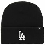 Kapa 47brand MLB Los Angeles Dodgers črna barva - črna. Kapa iz kolekcije 47brand. Model izdelan iz enobarvne pletenine.