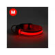 yummie yummie ovratnica z LED osvetlitvijo - USB z baterijo - velikost M (48cm) - rdeča