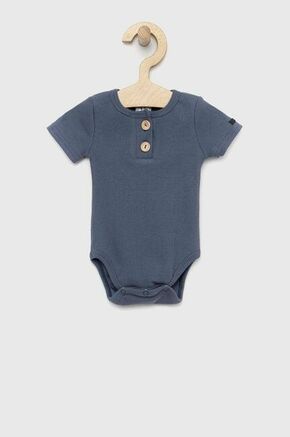 Body za dojenčka Jamiks - mornarsko modra. Body za dojenčka iz kolekcije Jamiks. Model izdelan iz enobarvne pletenine.