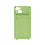 Chameleon Apple iPhone 13 - Gumiran ovitek (TPUC) - svetlo zelen A-Type Card