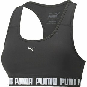 Športni modrček Puma Strong črna barva - črna. Športni nedrček iz kolekcije Puma. Model s srednjo oporo