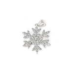 Beneto Dizajnerski srebrni obesek Snowflake AGH680 srebro 925/1000