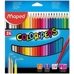 Maped trirobe barvice Color'peps, 36/1, karton