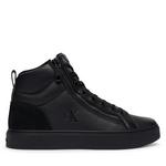 Superge Calvin Klein Classic Cup Mid Laceup Zip Lth YM0YM01428 Črna