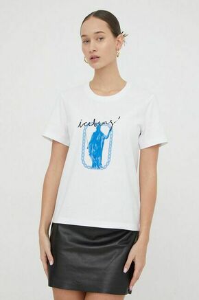 Bombažna kratka majica Iceberg ženski