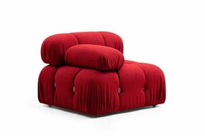 Rdeča modularna sedežna garnitura (sredinski modul) Bubble – Balcab Home