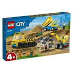 Lego City Gradbeni tovornjaki in žerjav z rušilno kroglo - 60391