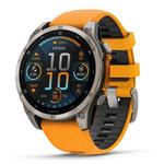 Garmin Fenix 8 Titanium, Spark Orange/Graphite 47mm pametna ura