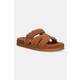Copati Steve Madden Missile-F - rjava. Copati iz kolekcije Steve Madden, izdelani iz imitacije krzna. Model z mehkim, oblikovanim vložkom zagotavlja udobje.