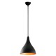 Črna viseča svetilka s kovinskim senčnikom ø 22 cm Berceste – Opviq lights