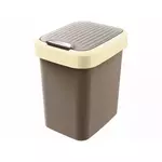 Rjav plastični koš za odpadke 12 l