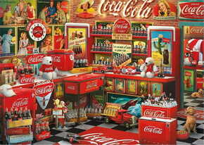 Schmidt Puzzle Coca Cola Nostalgična trgovina 1000 kosov