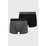 Boksarice Emporio Armani Underwear 2-pack moški - pisana. Boksarice iz kolekcije Emporio Armani Underwear. Model izdelan iz gladke, elastične, udobne pletenine. V kompletu sta dva para.