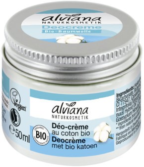 "alviana naravna kozmetika Kremen dezodorant bio bombaž - 50 ml"