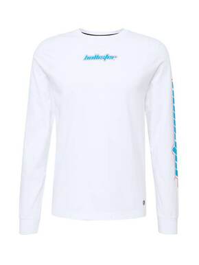 Bombažna majica z dolgimi rokavi Hollister Co. bela barva - bela. Majica z dolgimi rokavi iz kolekcije Hollister Co. Model izdelan iz tanke