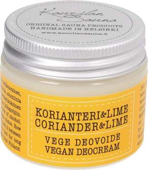 "Kaurilan Sauna Veganski deodorant v obliki kreme - Coriander &amp; Lime"