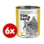 Dibaq Don Gato konzerva za mačke s perutnino, 6x 850 g