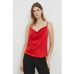 Majica XT Studio rdeča barva - rdeča. Bluza iz kolekcije XT Studio, izdelana iz enobarvne tkanine. Poliester zagotavlja visoko odpornost na mečkanje.