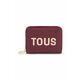 Denarnica Tous ženski, bordo barva - bordo. Mala denarnica iz kolekcije Tous. Model izdelan iz ekološkega usnja.