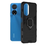 Infostyle Silikonski ovitek "ring" za Honor X7 - Črna