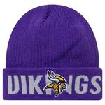 Minnesota Vikings New Era Wordmark Black Cuff Knit zimska kapa