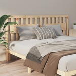shumee Vzglavje postelje, 125,5x4x100 cm, masivni borov les