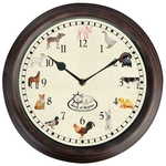 shumee Esschert Design Clock z zvoki domačih živali