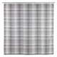 Siva zavesa za tuš Wenko Leblon, 180 x 200 cm