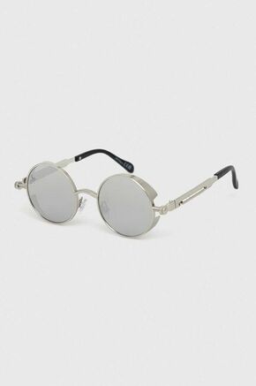Sončna očala Jeepers Peepers srebrna barva - srebrna. Sončna očala iz kolekcije Jeepers Peepers. Model z zrcalnimi stekli in okvirji iz kombinacije umetne snovi in kovine. Ima filter UV 400.