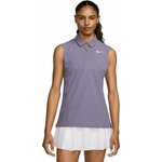 Nike Dri-Fit ADV Tour Womens Sleevless Polo Daybreak/White L
