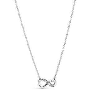 Pandora Srebrna ogrlica Bleščeča neskončnost 398821C01-50 srebro 925/1000