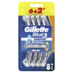 Gillette moška britvica Blue3, 8 kosov&nbsp;