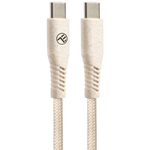 Tellur Green kabel Type-C v Type-C, 3A, PD 60W, 1m, Cream