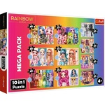 Puzzle 10v1 - Zbirka modnih punčk / MGA Rainbow high