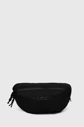 Torbica za okoli pasu Volcom črna barva - črna. Pasna torbica iz kolekcije Volcom. Model izdelan iz tekstilnega materiala.