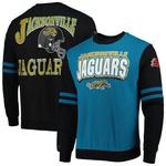 Jacksonville Jaguars Mitchell and Ness All Over Crew 2.0 pulover, velikost M