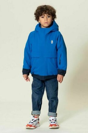 Otroška vodoodporna jakna Gosoaky SMOOTH LION - modra. Otroška vodoodporna jakna iz kolekcije Gosoaky. Podložen model
