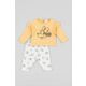 Otroški bombažni komplet zippy rumena barva - rumena. Komplet za dojenčka iz kolekcije zippy. Model izdelan iz udobne pletenine.