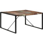 VIDAXL Jedilna miza 140x140x75 cm trden predelan les