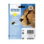 EPSON T0714 (C13T07144022), originalna kartuša, rumena, 5,5ml, Za tiskalnik: EPSON STYLUS DX4700, EPSON STYLUS DX7000F, EPSON STYLUS D78, EPSON